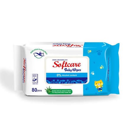 Wet Wipes - Softcare (80 pcs)