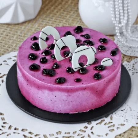 Blueberry half kg cake