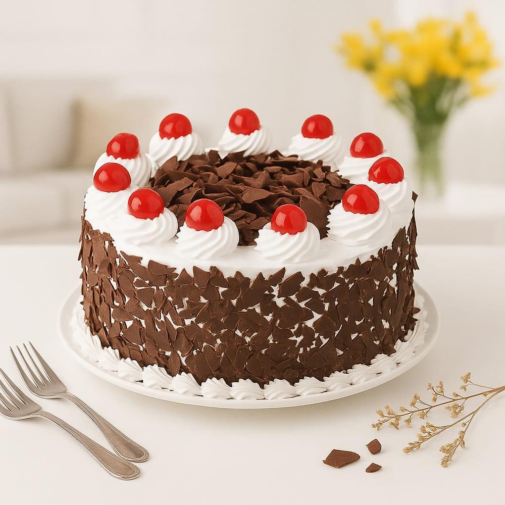 Black forest 1kg cake